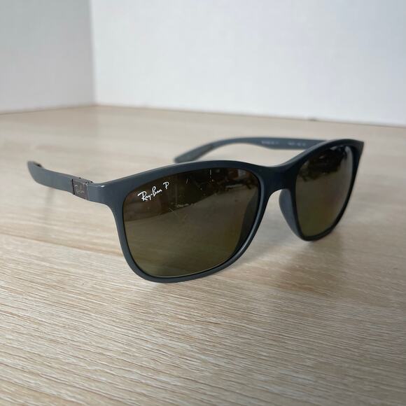 Ray-Ban RB4330-CH 6017/5J Racing POLARIZED Silver Mirror Chromance FRAMES ONLY - Picture 1 of 12